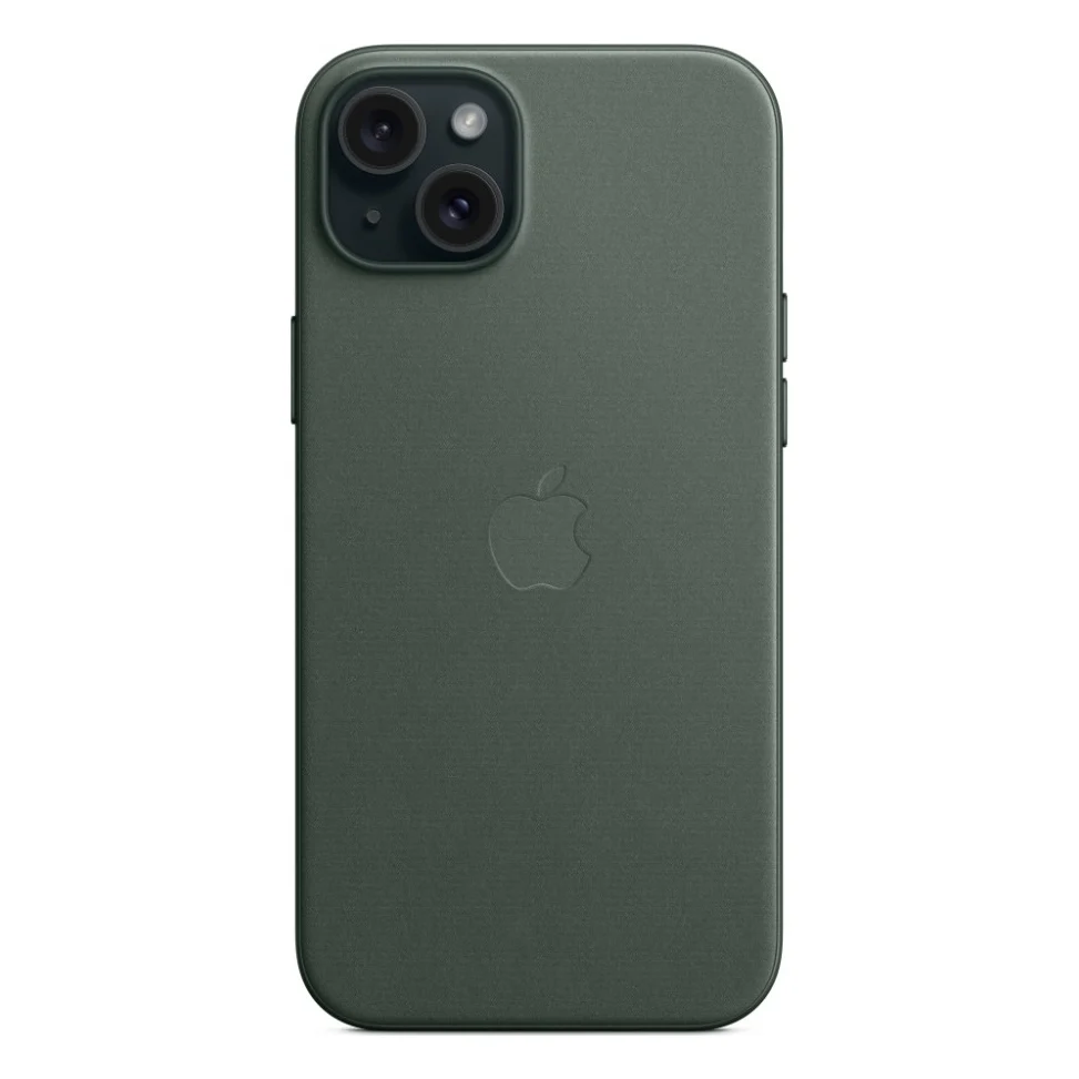 Чохол до мобільного телефона Apple iPhone 15 Plus FineWoven Case with MagSafe Evergreen (MT4F3ZM/A) — фото 5