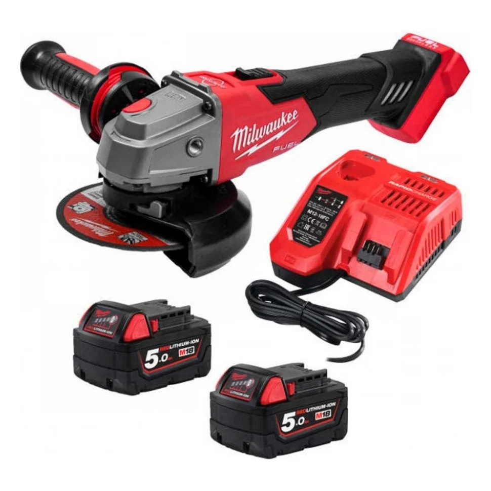 Шліфувальна машина Milwaukee 125 мм M18FSAG125XB-502X (4933478430)