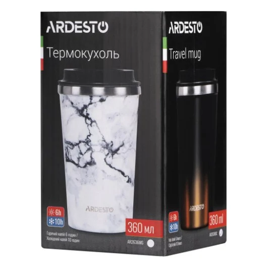 Термочашка Ardesto 360 мл BlackCopper (AR2636BC) — фото 8