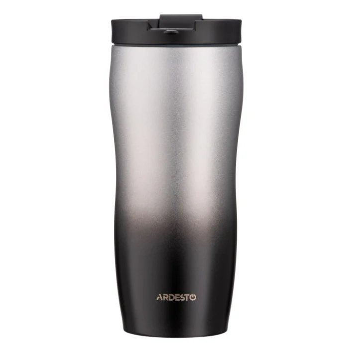 Термочашка Ardesto Metallic 450 мл Чорна (AR2645BM)