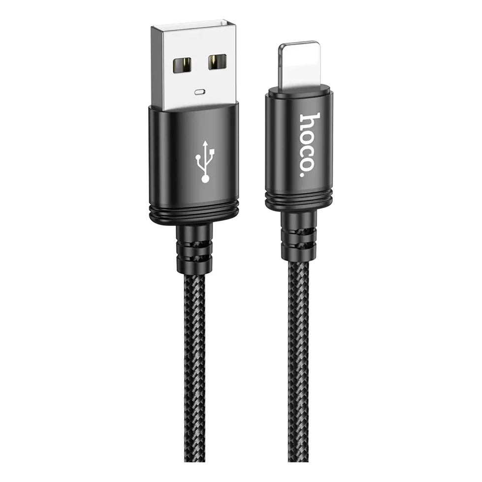 Кабель HOCO X91 Radiance USB-A to Lightning 3м Black
