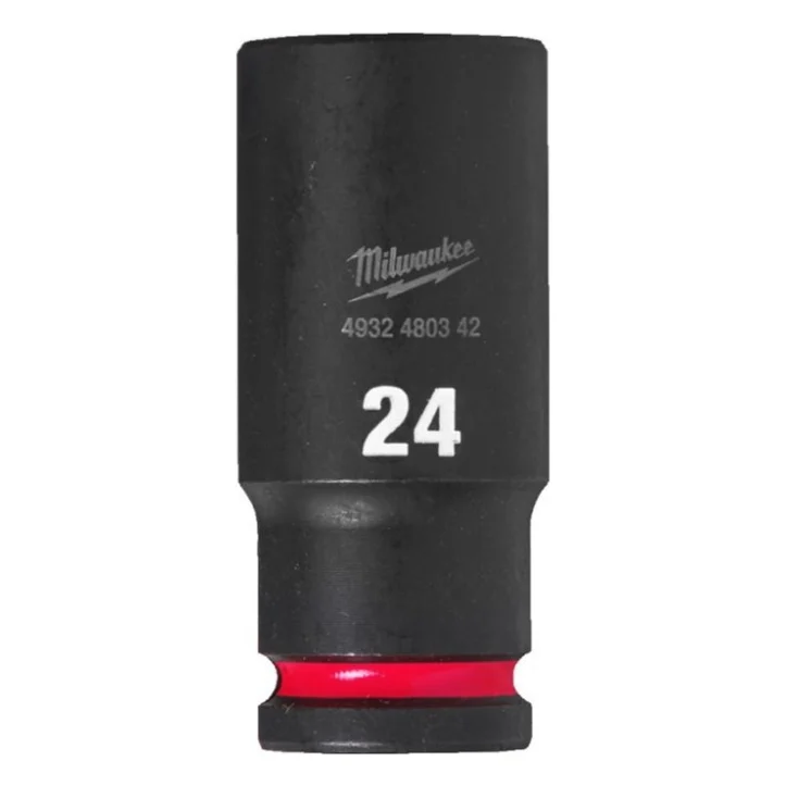 Головка торцева Milwaukee ShW 1/2" 24 мм, довга (4932480342)