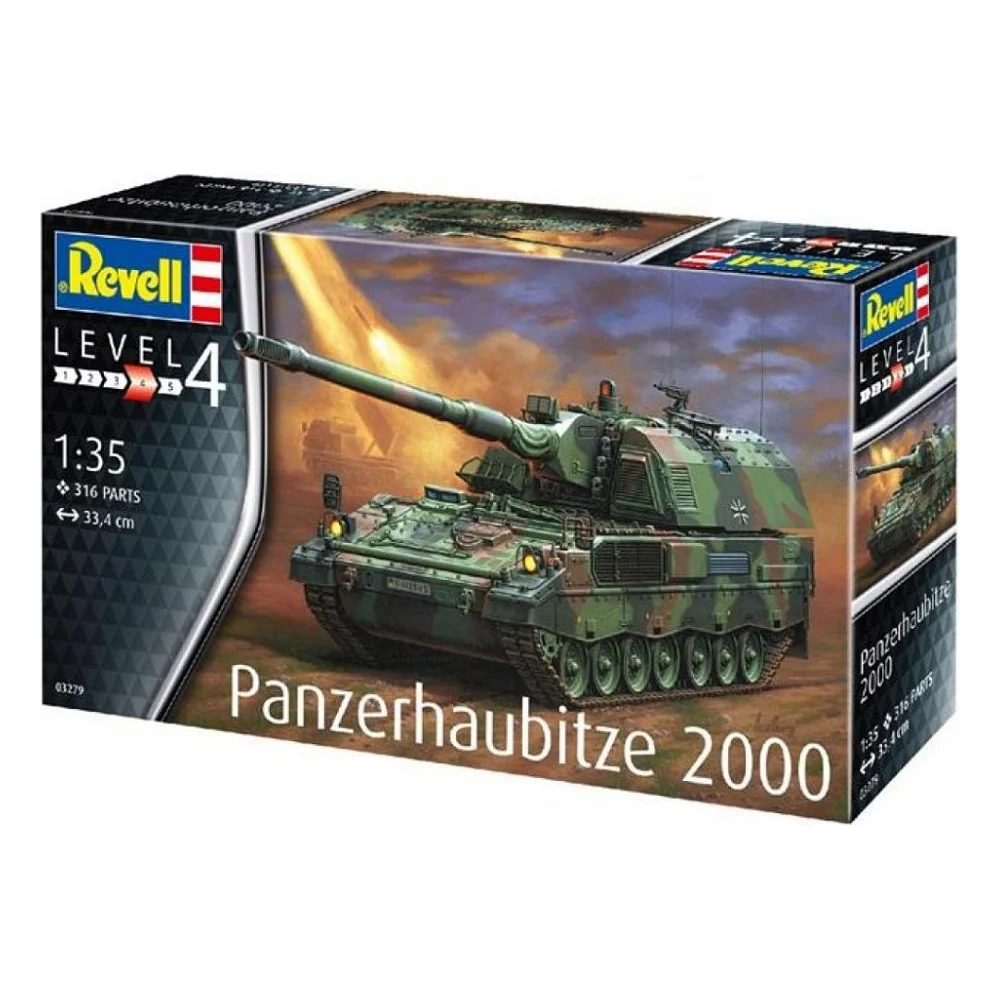 Збірна модель Revell САУ PzH 2000. Масштаб 1:35 (RVL-03279)
