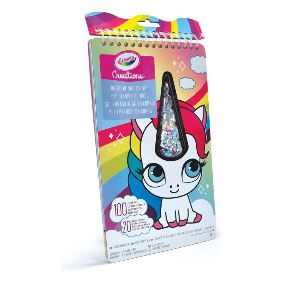 Набір для творчості Crayola Creations Розмальовка Єдиноріг з наліпками (04-1174)