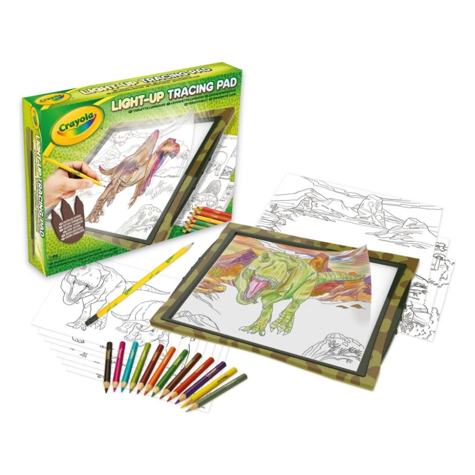 Набір для творчості Crayola ігрова панель з підсвічуванням Дінозав (74-7497)