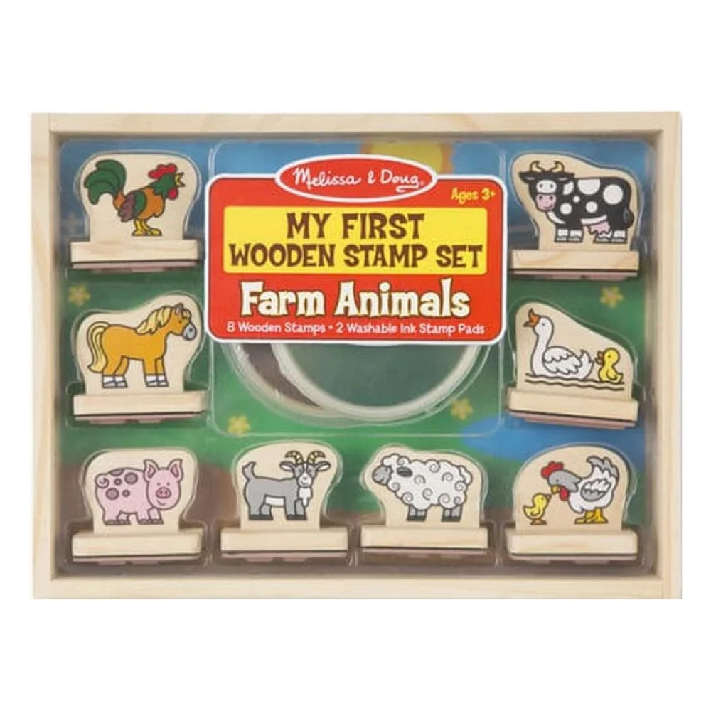 Набір для творчості Melissa&Doug Штампи Тварини на фермі (MD12390)