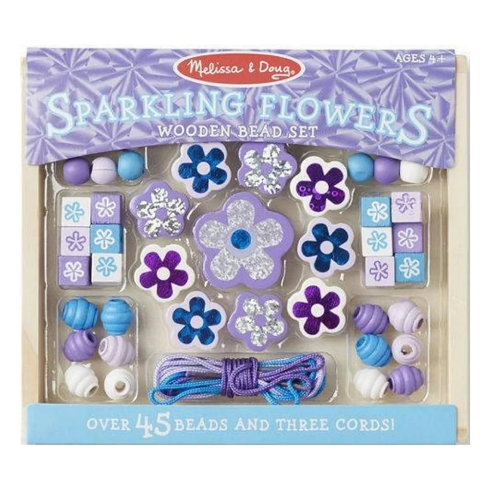 Набір для творчості Melissa&Doug Набір намистин Квіти (MD19494)