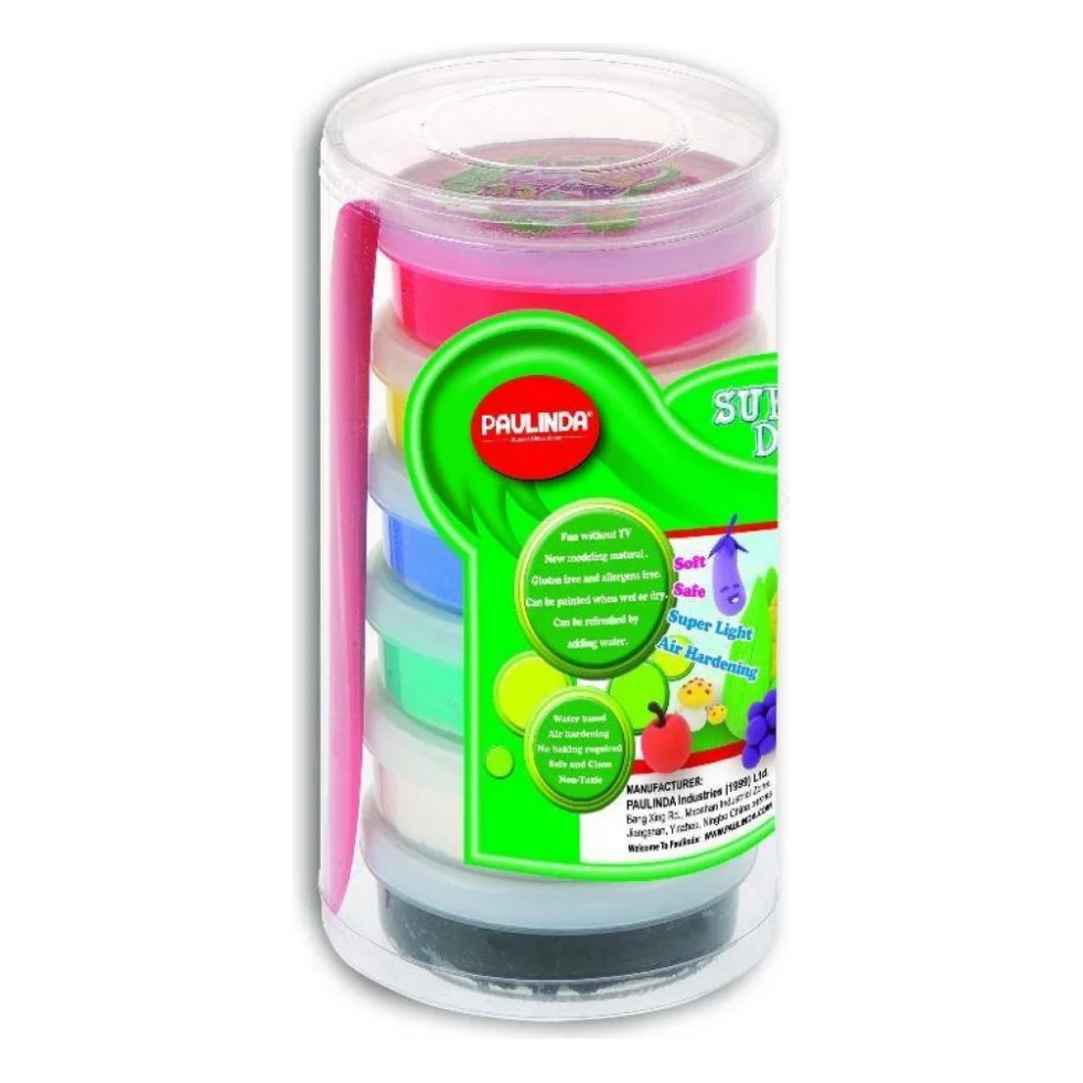 Набір для творчості Paulinda Super Dough 6*14г пластиковый бокс (PL-081051)