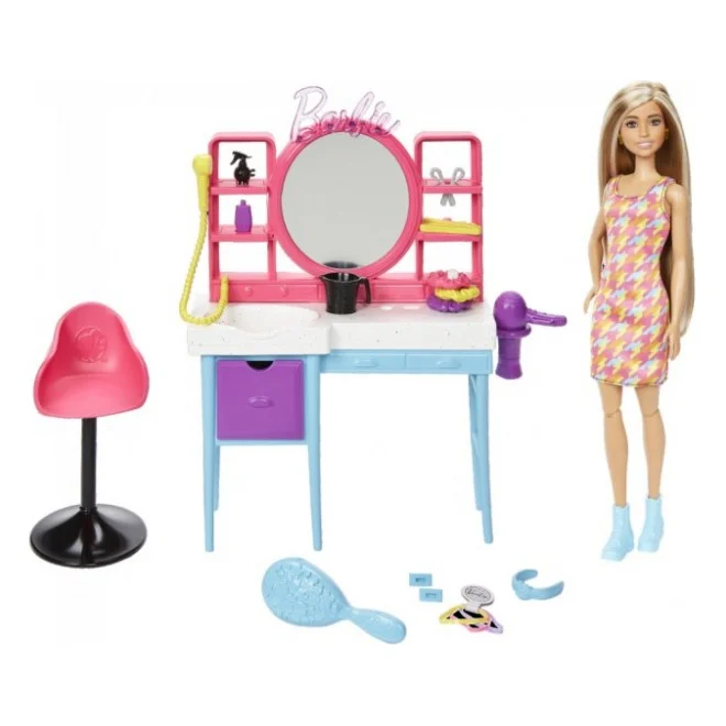 Ігровий набір Barbie Перукарський салон (HKV00)