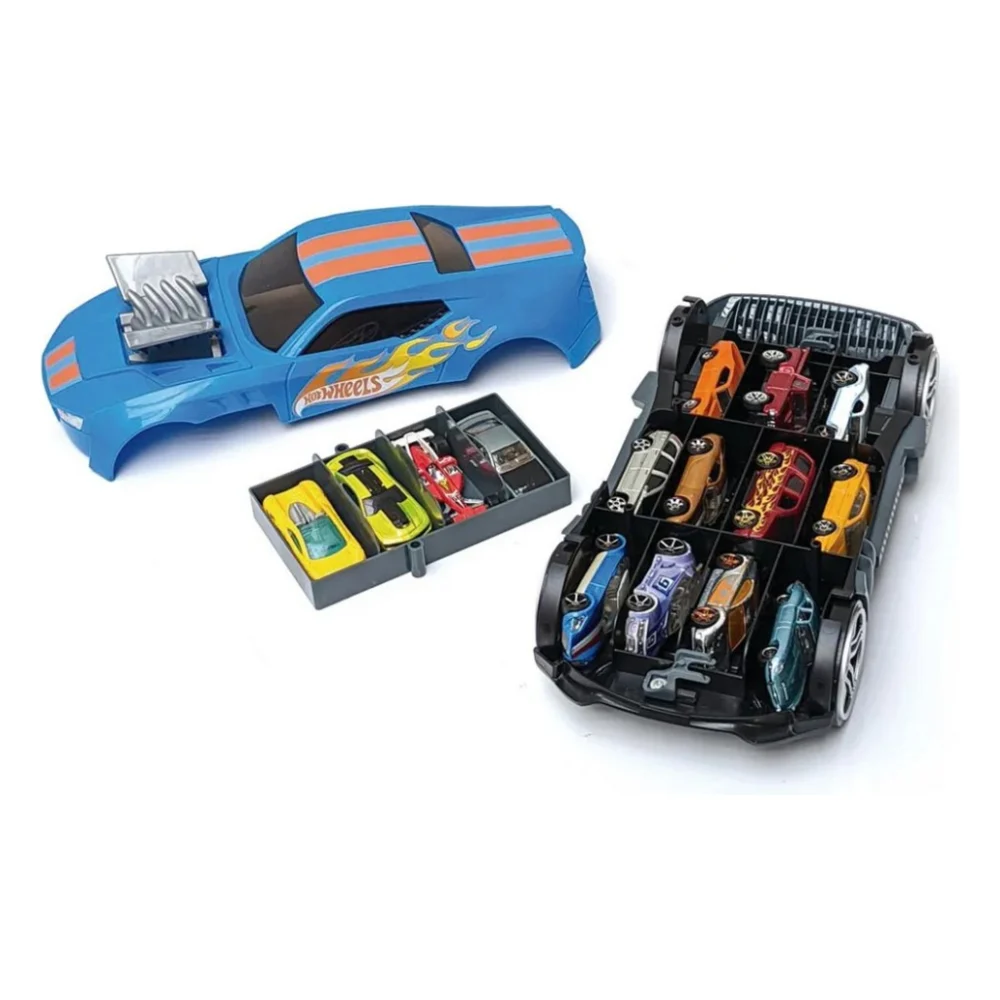 Ігровий набір Hot Wheels Гоночний автомобіль-гараж 2 в 1 (HWCC15) — фото 4