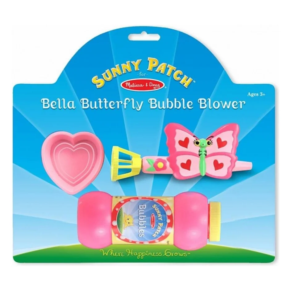 Ігровий набір Melissa&Doug Мильні бульбашки в блістері Метелик Белла (MD6130)
