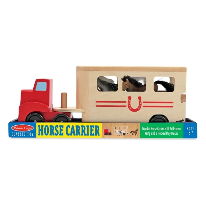 Ігровий набір Melissa&Doug автомобіль-причіп для коней (MD14097) — фото 4