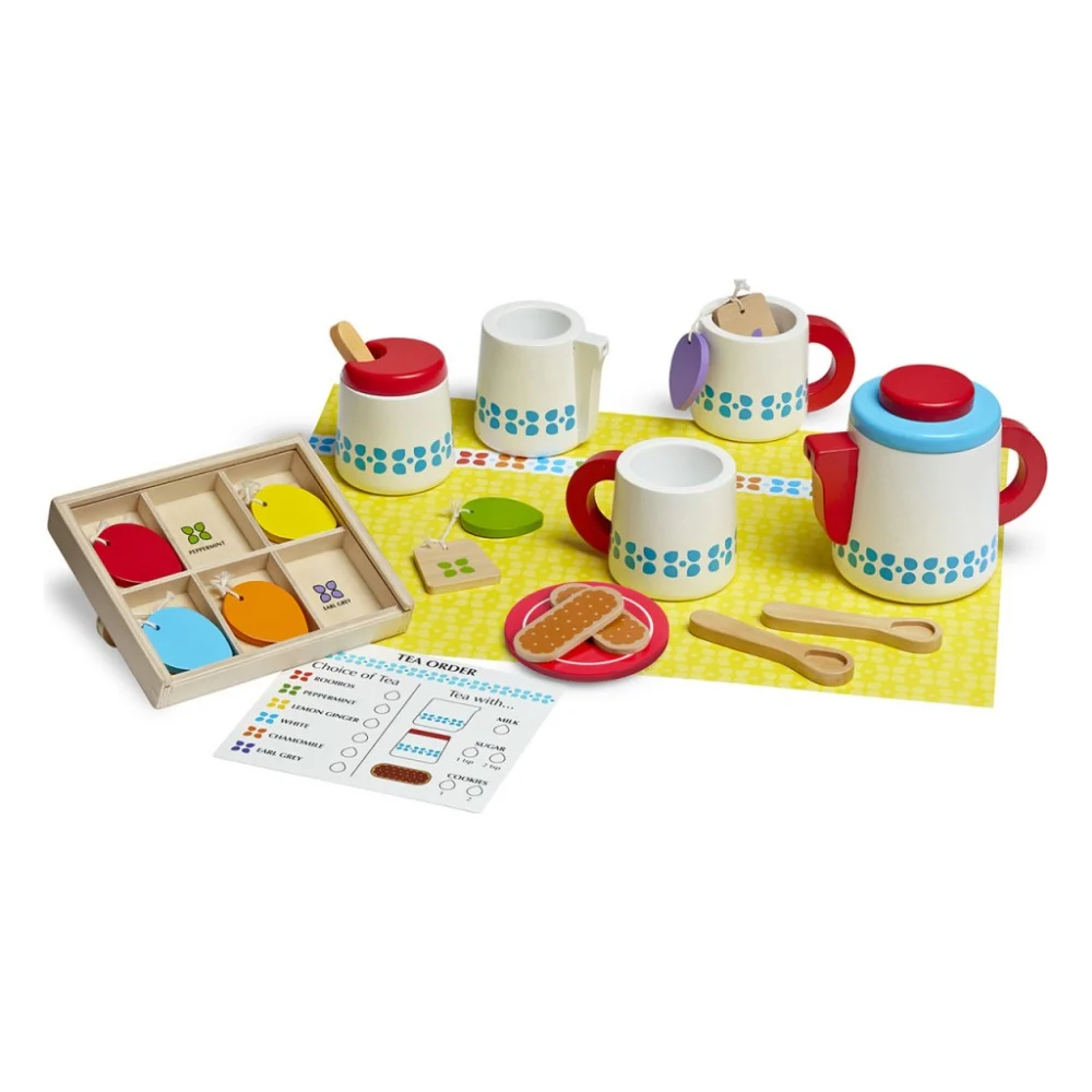 Ігровий набір Melissa&Doug Дерев'яний набір Чайний сервіз (MD19843)