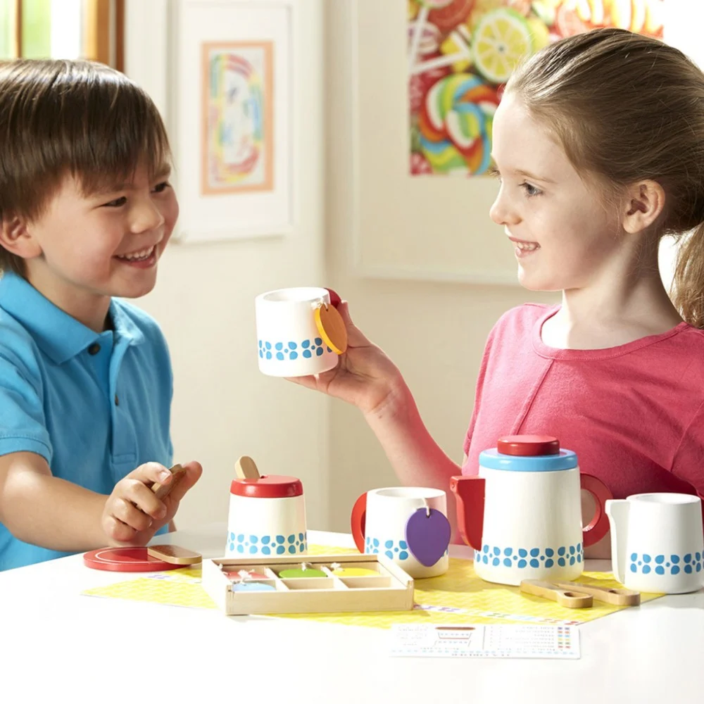 Ігровий набір Melissa&Doug Дерев'яний набір Чайний сервіз (MD19843) — фото 2