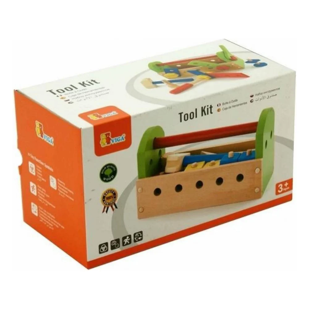 Ігровий набір Viga Toys Ящик з інструментами (50494)