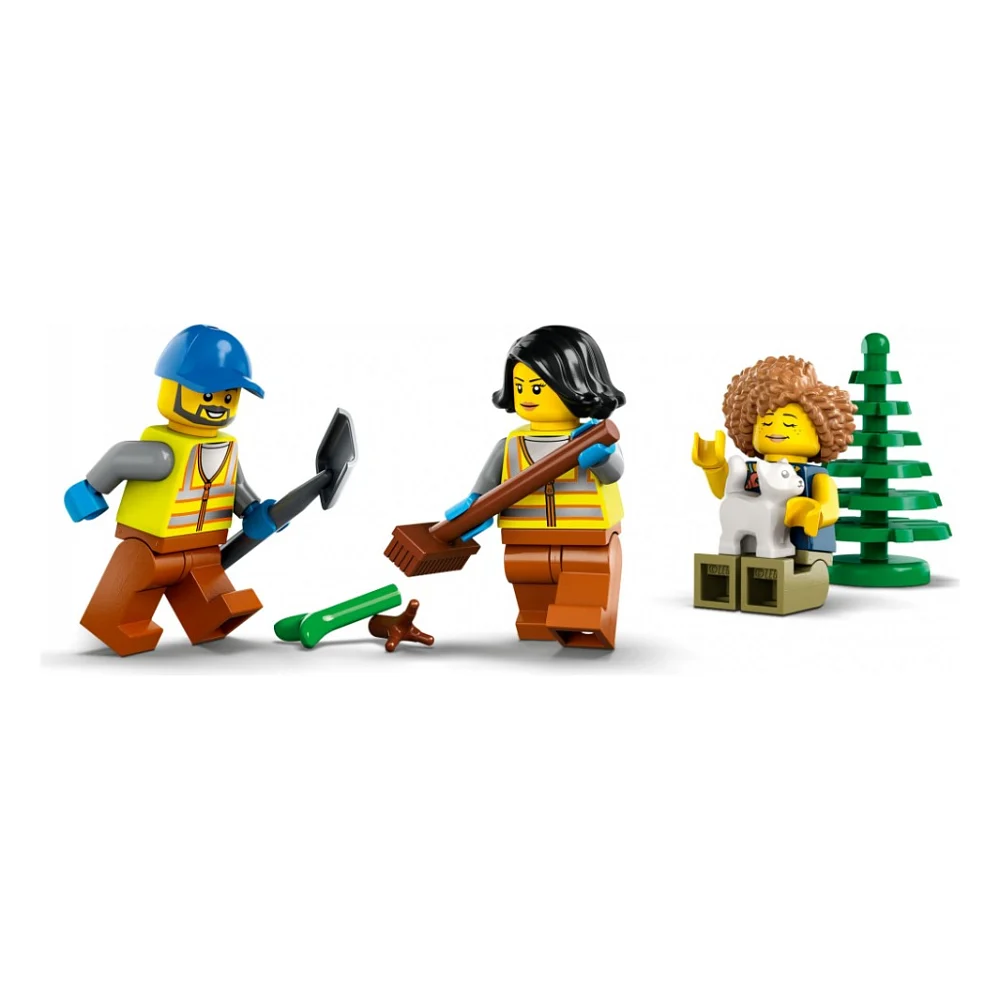 Конструктор LEGO City Сміттєпереробна вантажівка 261 деталь (60386) — фото 3