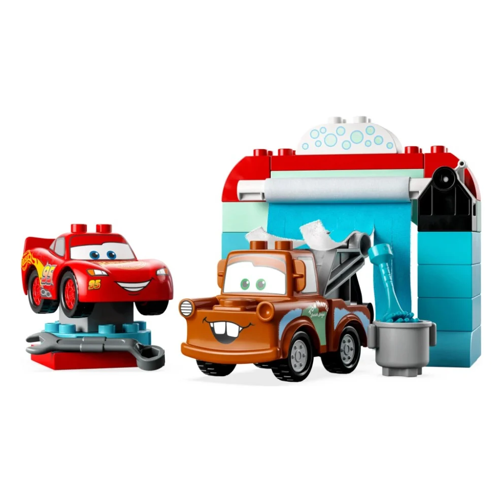 Конструктор LEGO DUPLO Disney Розваги Блискавки МакКвіна й Сирника на автомийці 29 деталей (10996-)