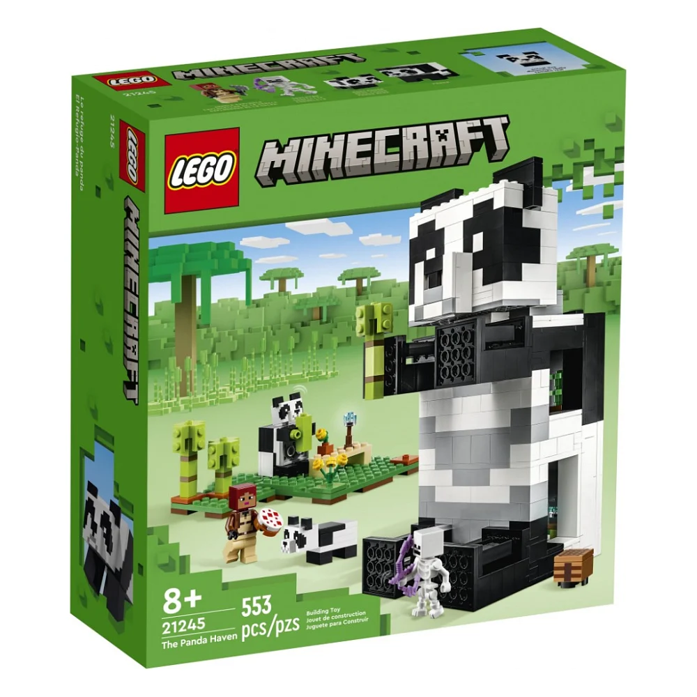 Конструктор LEGO Minecraft Помешкання панди 553 деталі (21245)