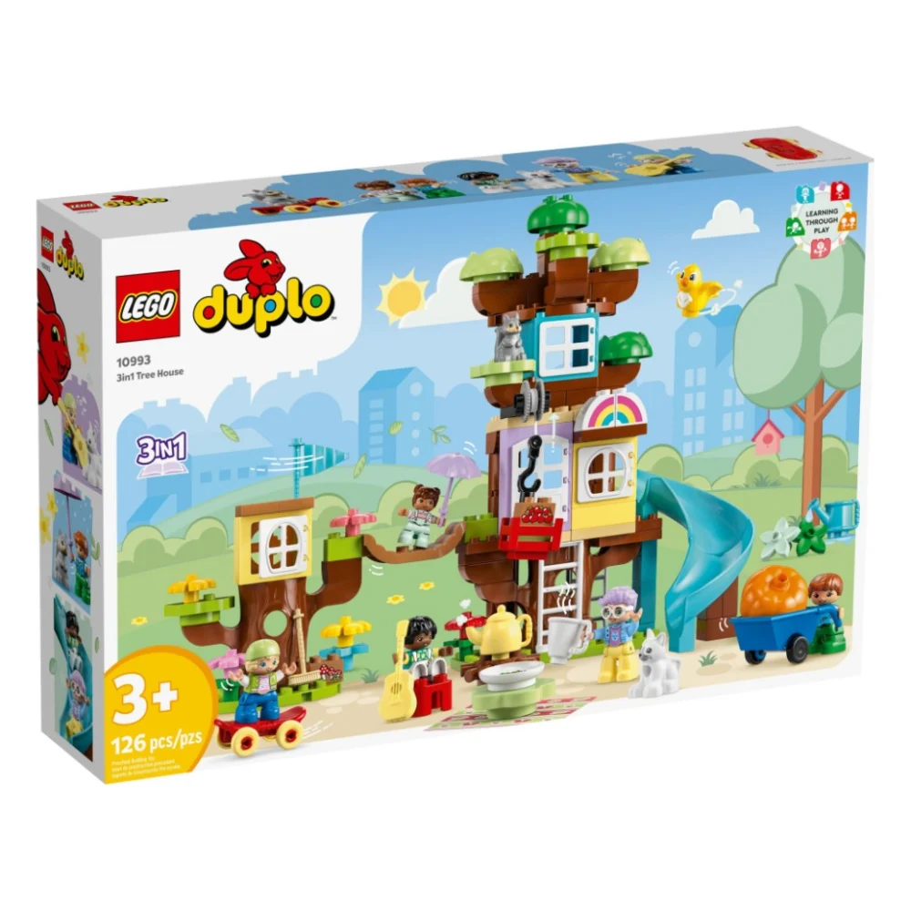 Конструктор LEGO DUPLO Будиночок на дереві 3 в 1 (10993)