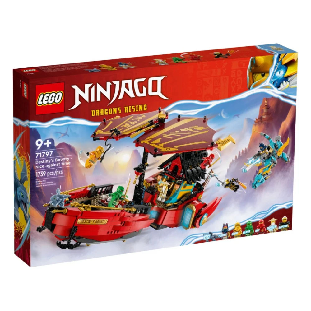 Конструктор LEGO Ninjago Дарунок долі — перегони з часом 1739 деталей (71797)
