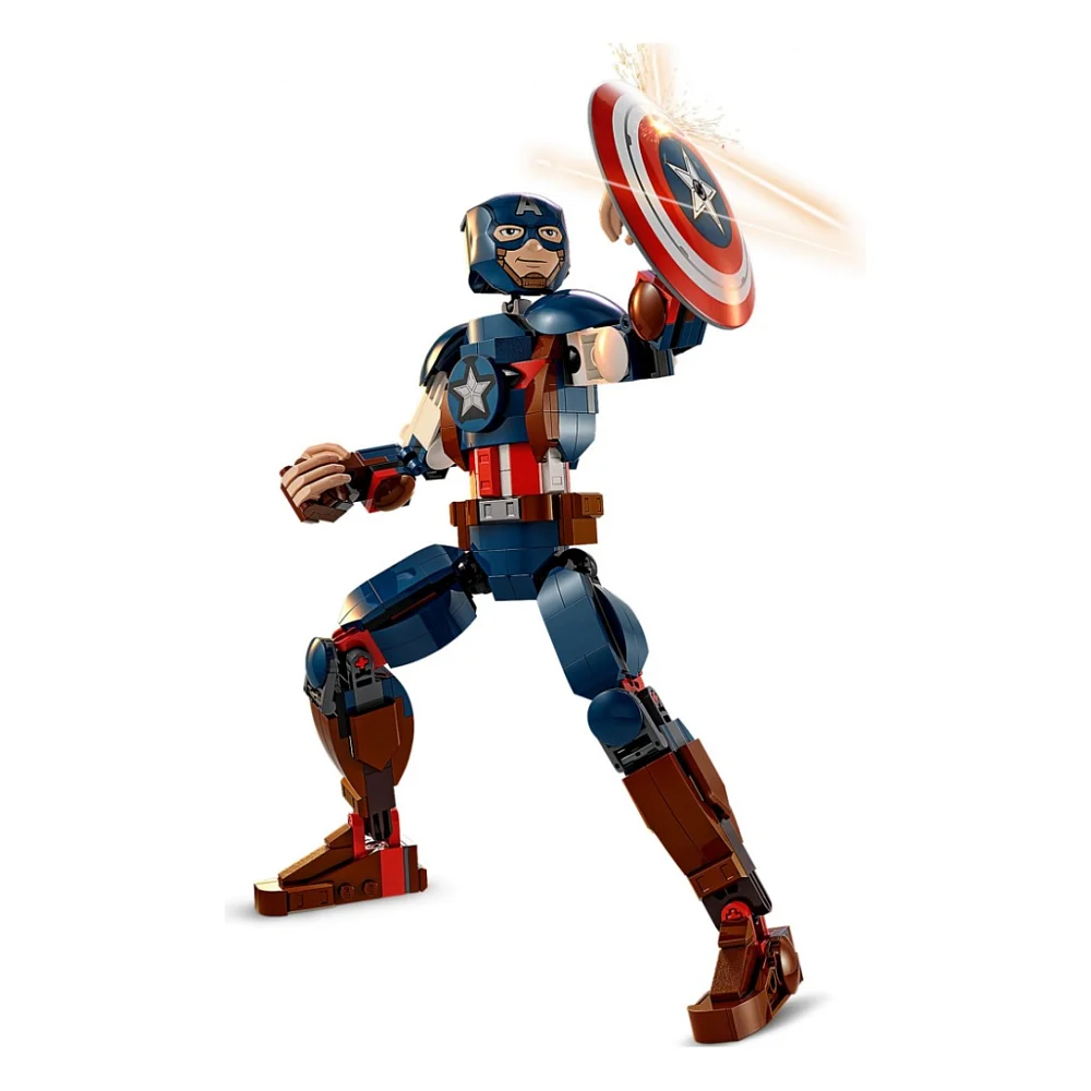 Конструктор LEGO Marvel Фігурка Капітана Америка для складання 310 деталей (76258) — фото 3