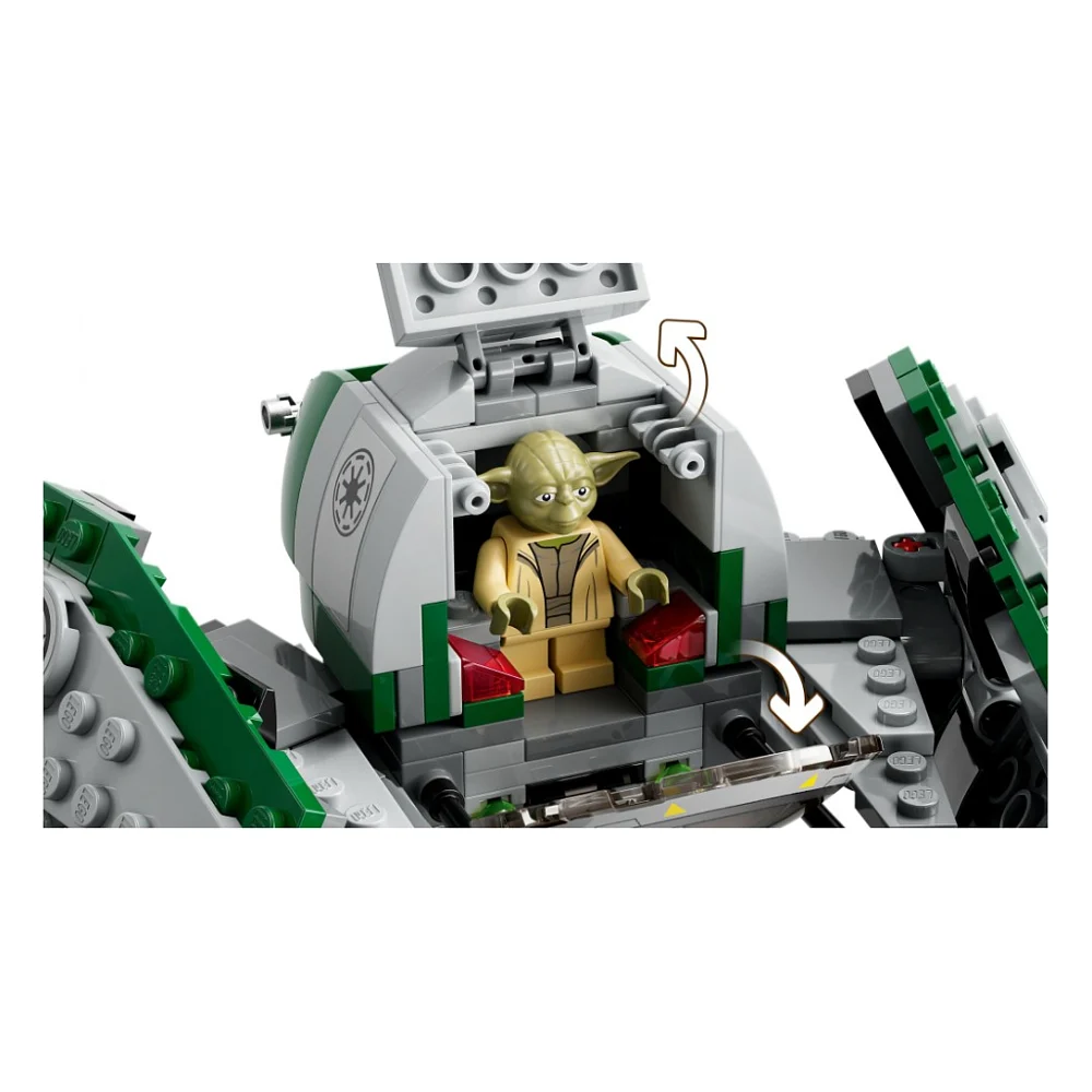 Конструктор LEGO Star Wars Джедайський винищувач Йоди 253 деталі (75360) — фото 4