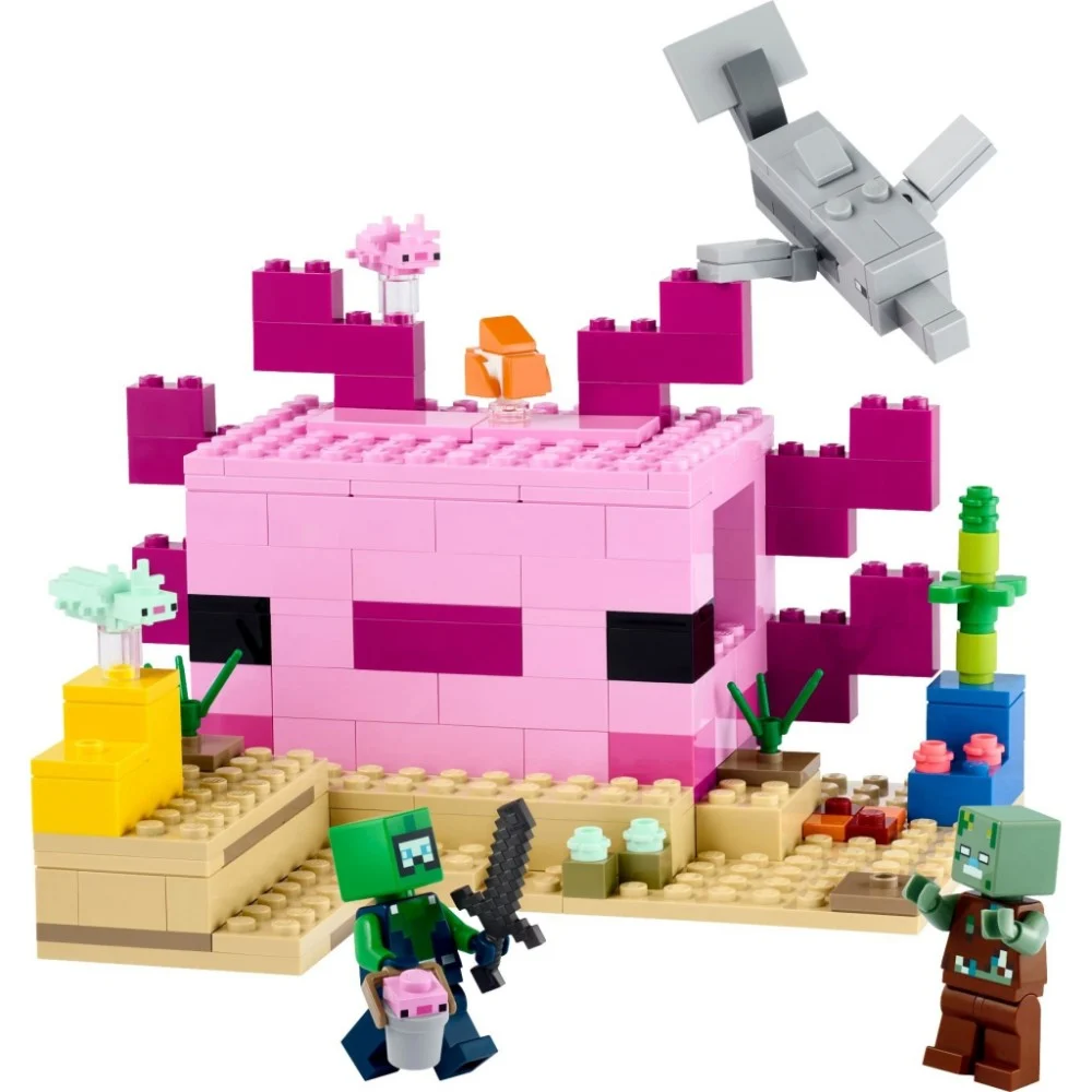 Конструктор LEGO Minecraft Дім-Аксолотль 242 деталі 242 деталі (21247) — фото 2