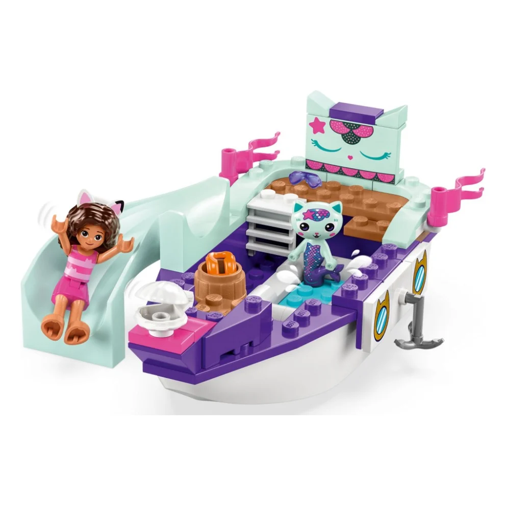 Конструктор LEGO Gabby's Dollhouse Корабель і спа Ґаббі й Нявки 88 деталей (10786) — фото 3