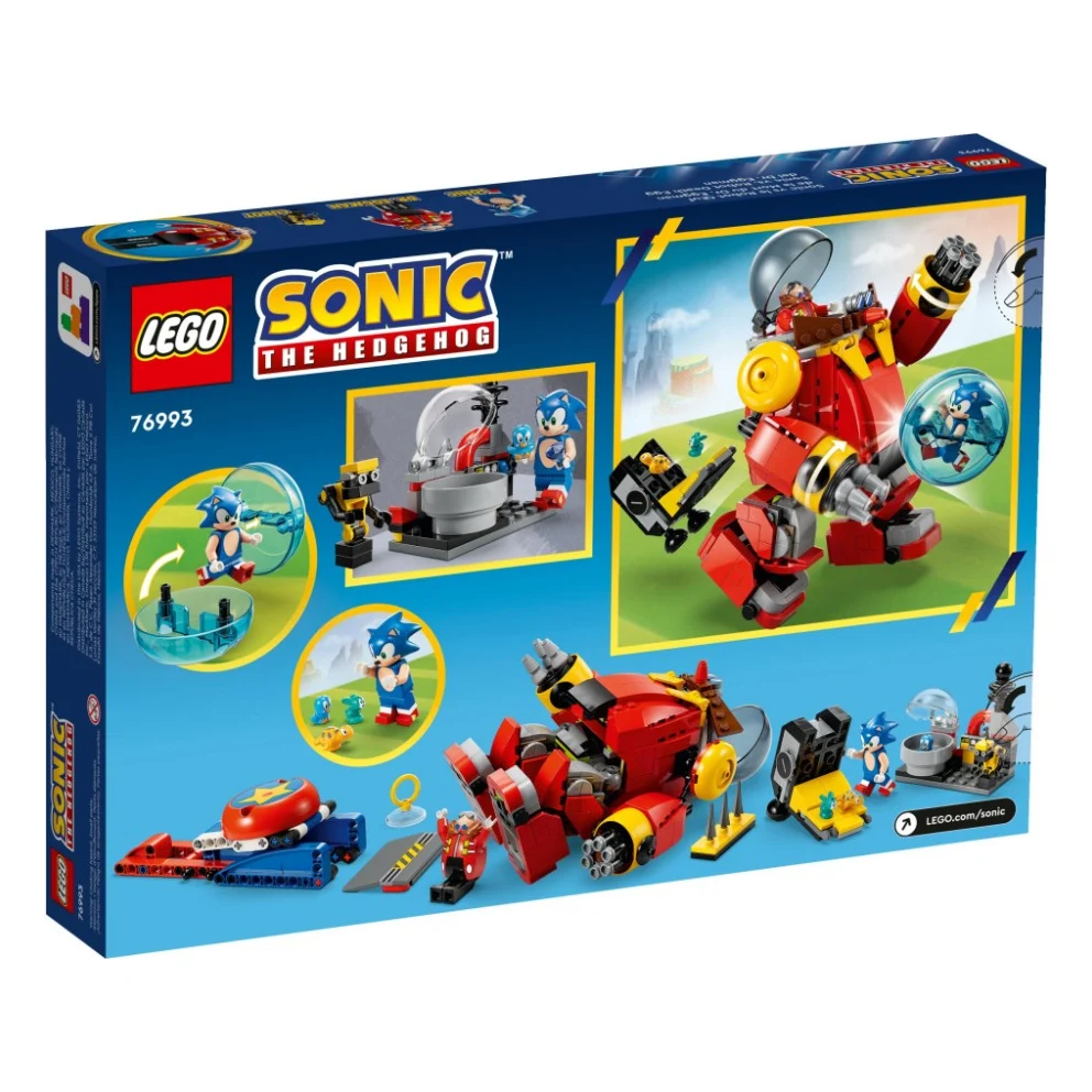 Конструктор LEGO Sonic the Hedgehog Сонік проти смертельного робота-яйця доктора Еґмана 615 деталей (76993) — фото 9