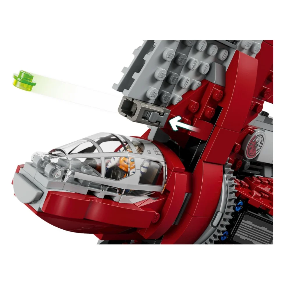 Конструктор LEGO Star Wars Шатл джедаїв T-6 Асоки Тано 601 деталь (75362) — фото 5