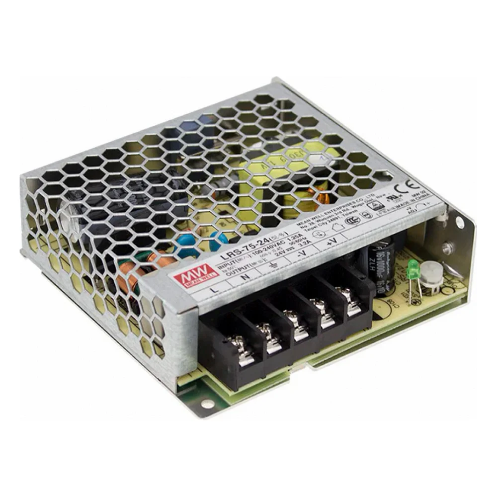 Блок живлення для систем відеоспостереження MeanWell LRS-75-12