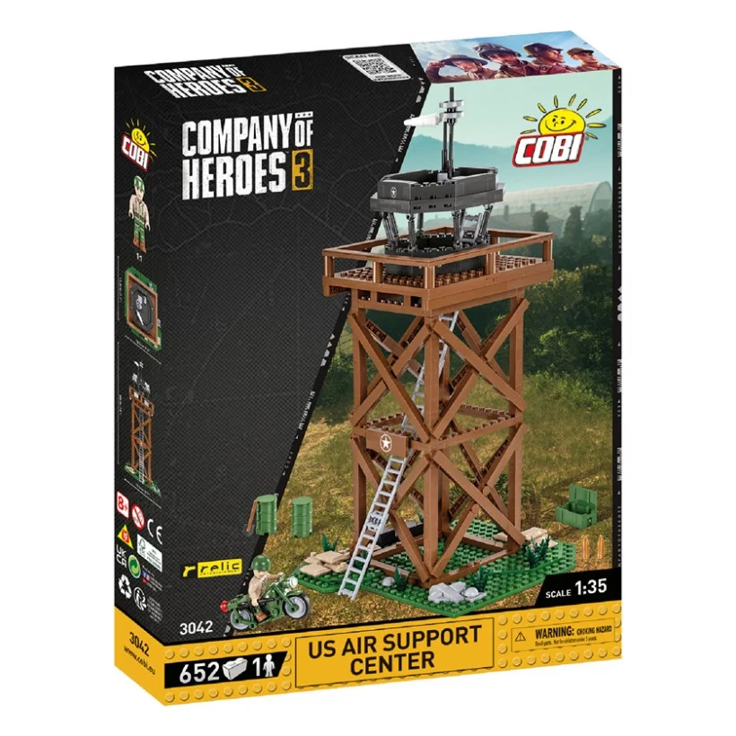 Конструктор Cobi Company of Heroes 3 USA Центр Авіапідтримки, 652 деталі (COBI-3042)