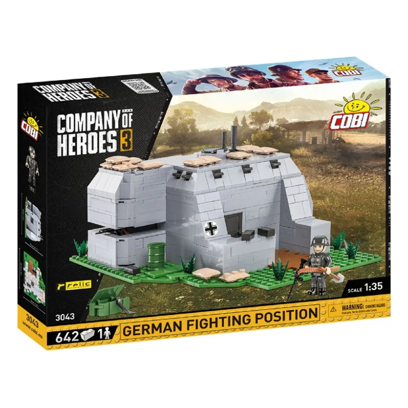 Конструктор Cobi Company of Heroes 3 Німецький дот, 642 деталей (COBI-3043)