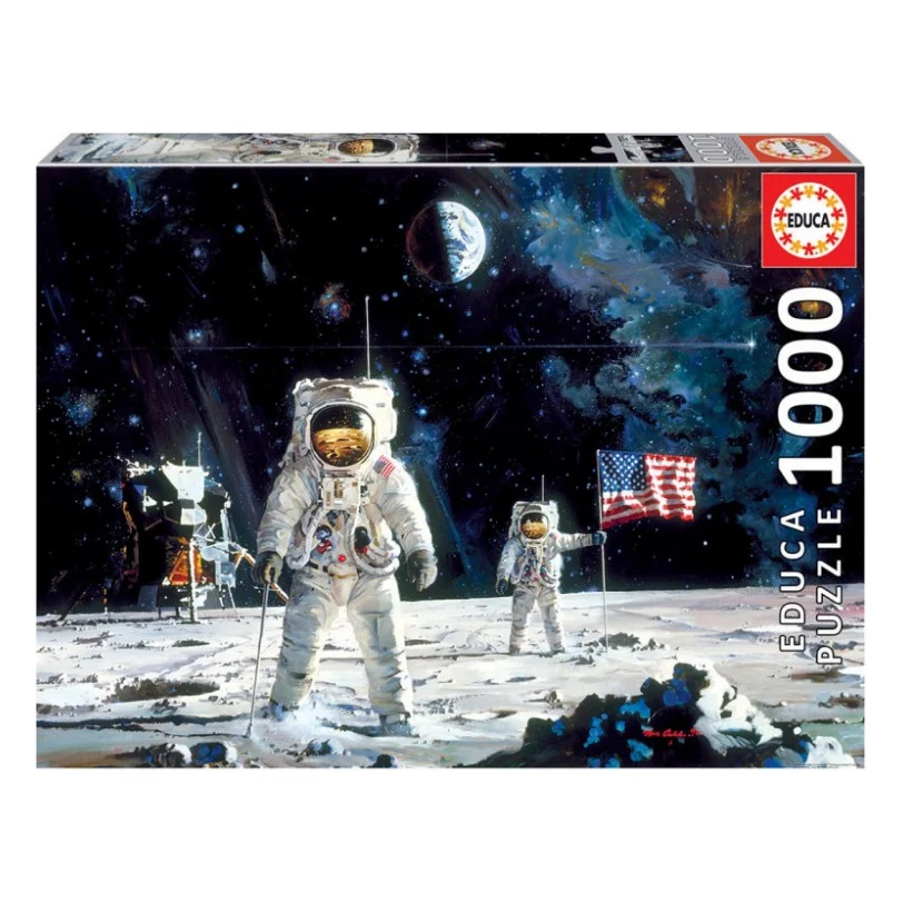 Пазл Educa Висадка на місяць 1000 елементів (6425207)