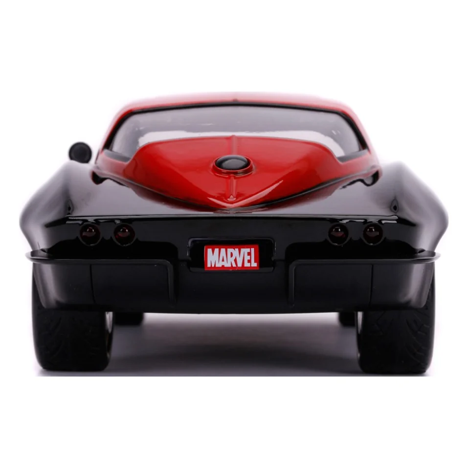 Машина Jada металева Марвел Месники Chevrolet Corvette (1966) + фігурка Чорної вдови 1:24 (253225014) — фото 11