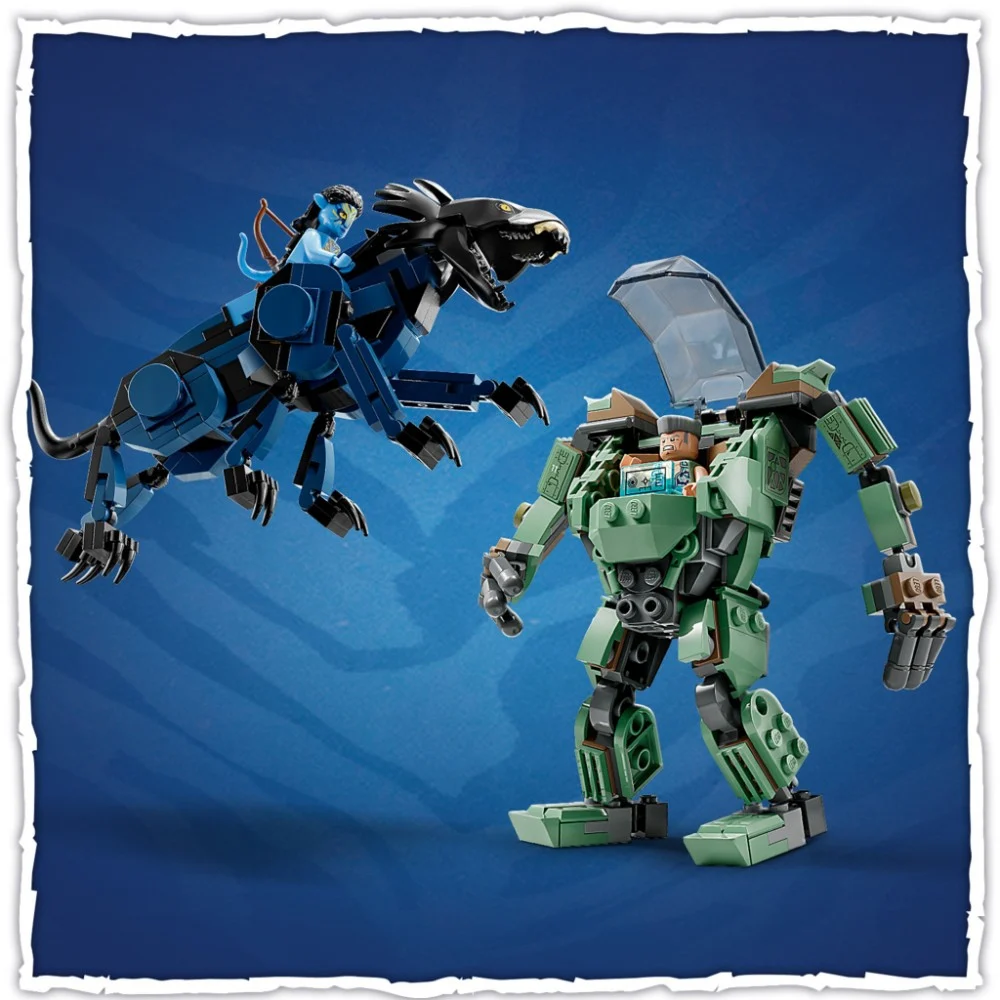 Конструктор LEGO Avatar Нейтірі та Танатор проти Куарітча у скафандрі УМП 560 деталей (75571) — фото 7