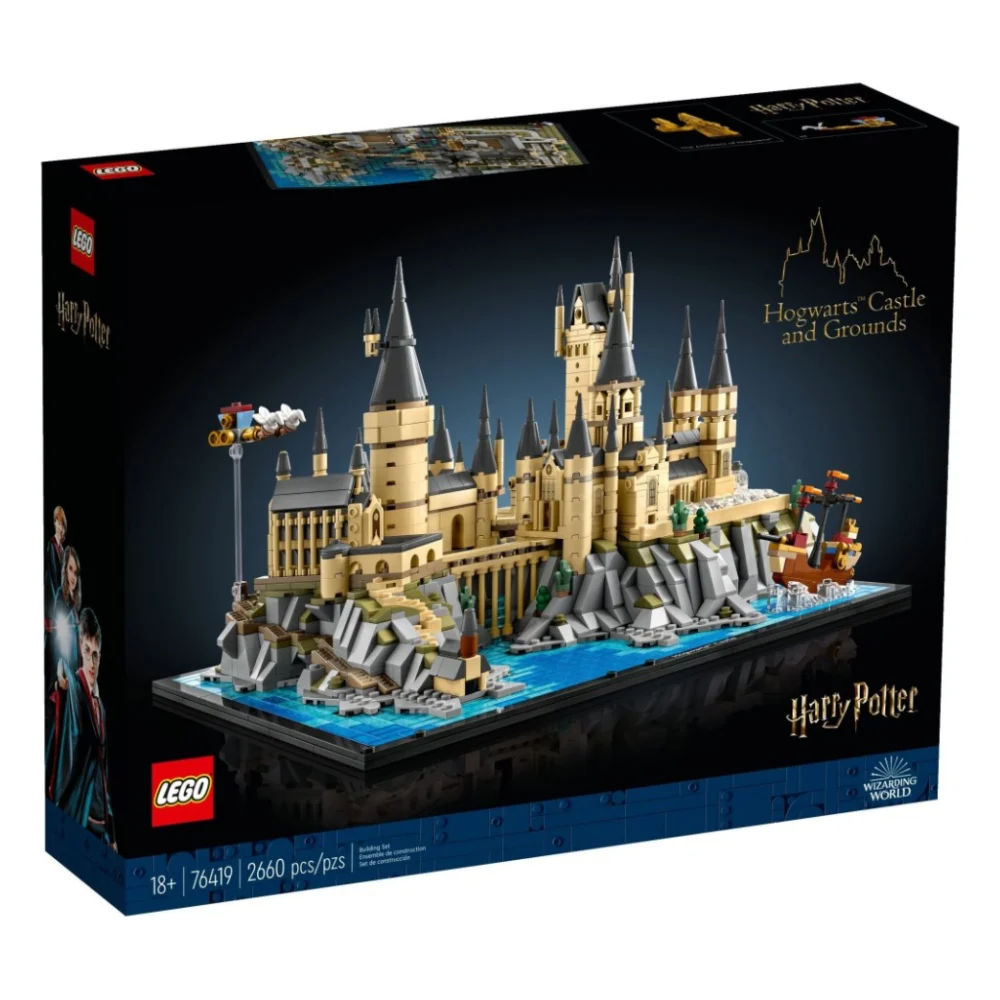 Конструктор LEGO Harry Potter Замок і територія Гоґвортсу 2660 деталей (76419)
