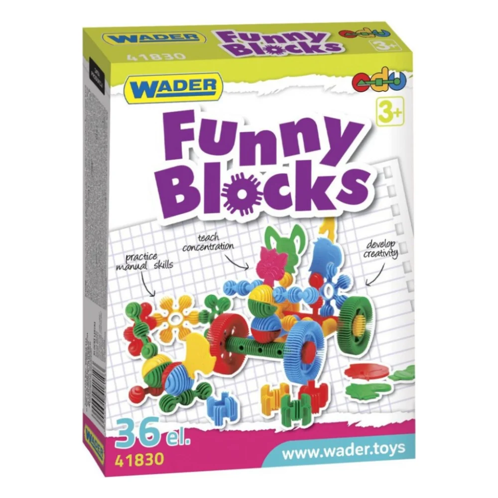 Конструктор Wader Funny blocks (41830)