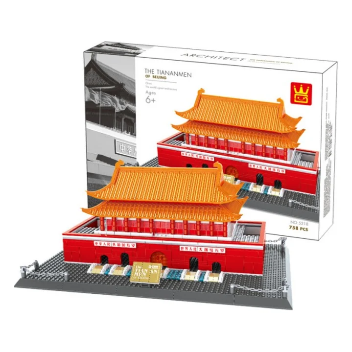 Конструктор Wange Брама небесного спокою - Вежа Тяньаньм (WNG-Tiananmen-Tower) — фото 5