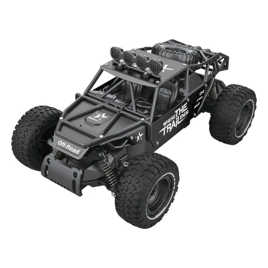 Радіокерована іграшка Sulong Toys OFF-ROAD CRAWLER – RACE (матовий чорний, метал. корпус, аккум.6V, 1:14) (SL-309RHMBl)