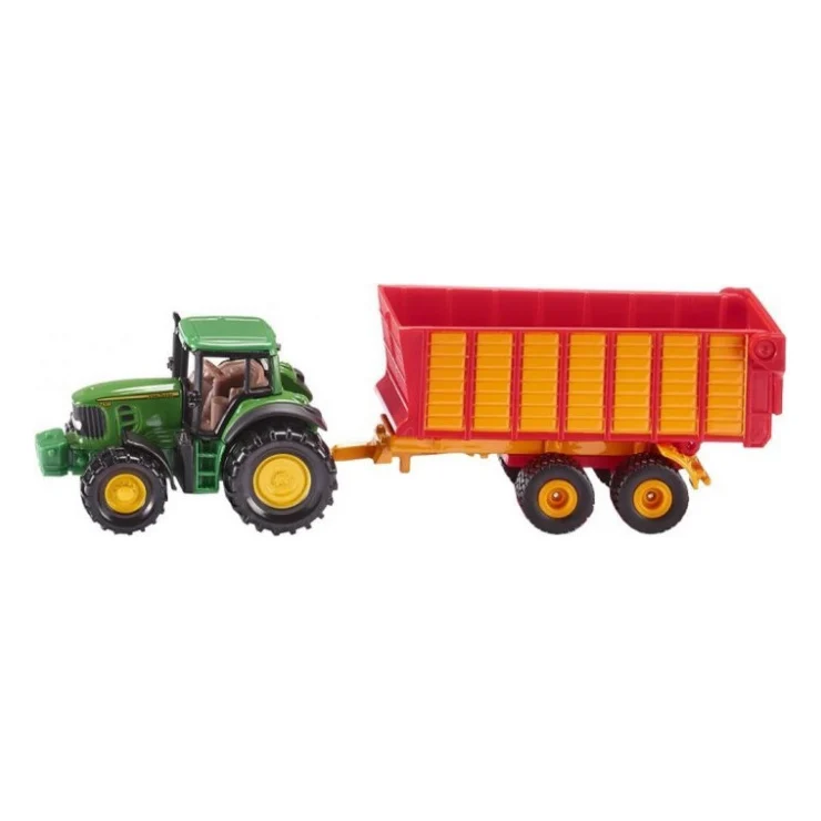 Спецтехніка Siku Трактор John Deere з силосним причепом (6320312)