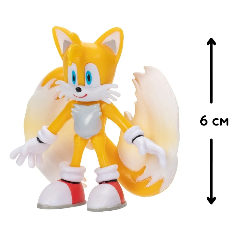 Фігурка Sonic the Hedgehog з артикуляцією - Модерн Тейлз 6 см (40688i-RF1) — фото 5