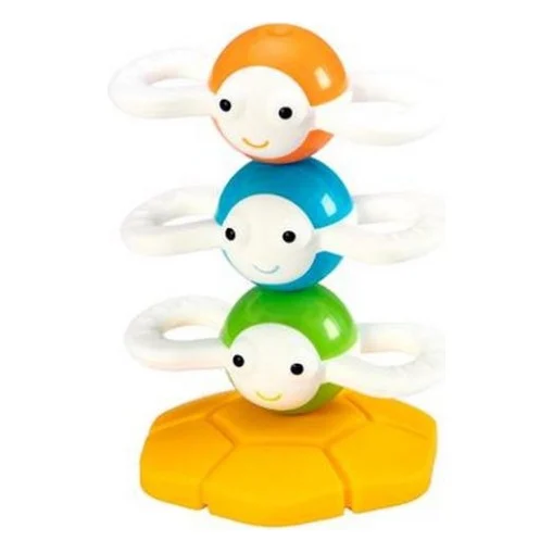 Розвиваюча іграшка Fat Brain Toys Магнітна пірамідка Веселі бджілки Dizzy Bees (F294ML)