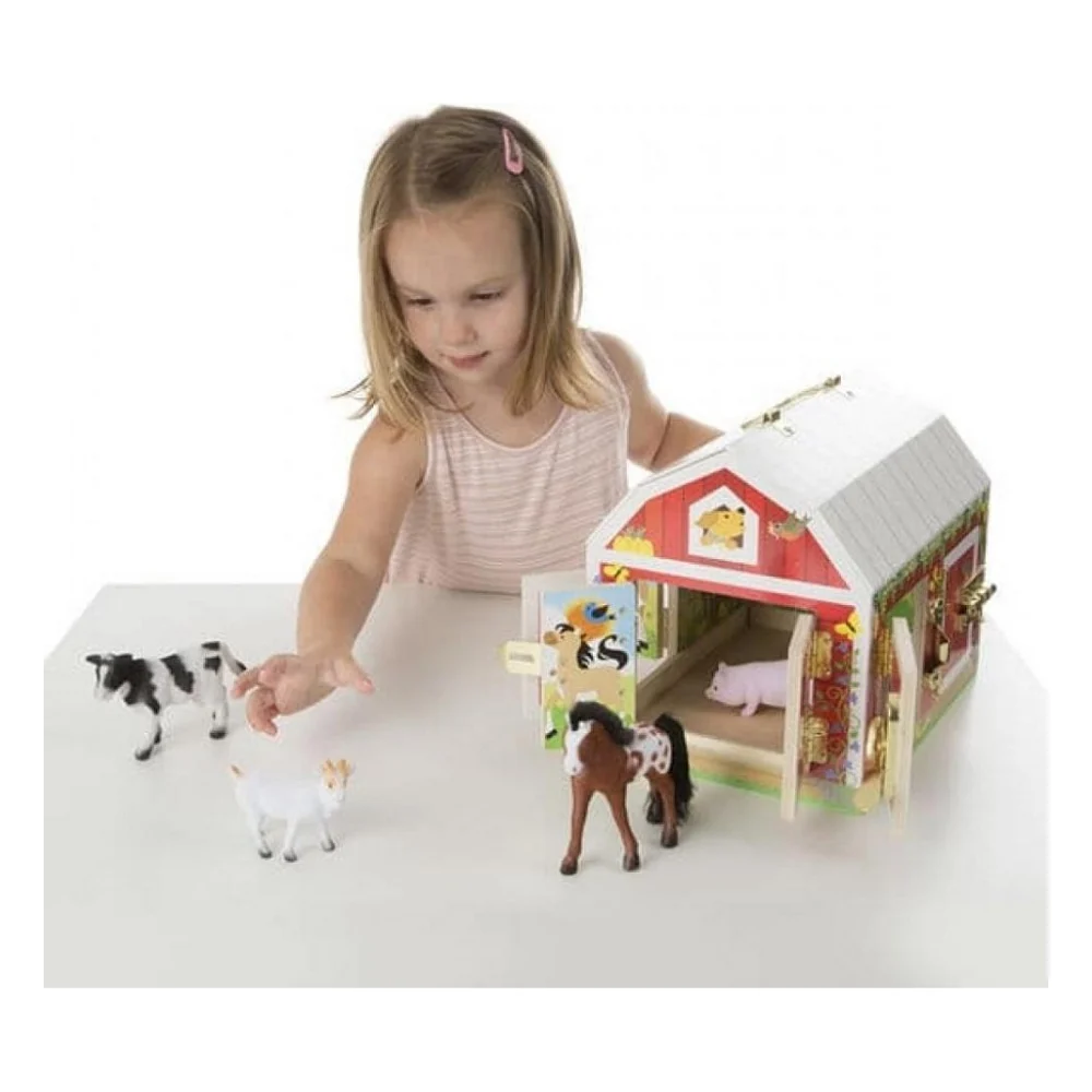 Розвиваюча іграшка Melissa&Doug Будиночок-сарай з тваринами (MD2564) — фото 4