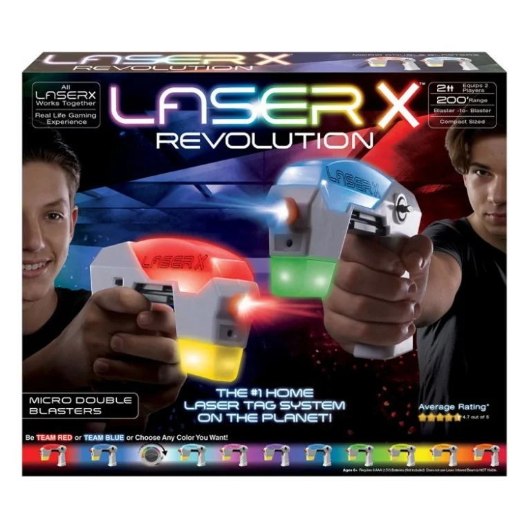 Іграшкова зброя Laser X набір лазерних бластерів Revolution Micro (88168) — фото 2