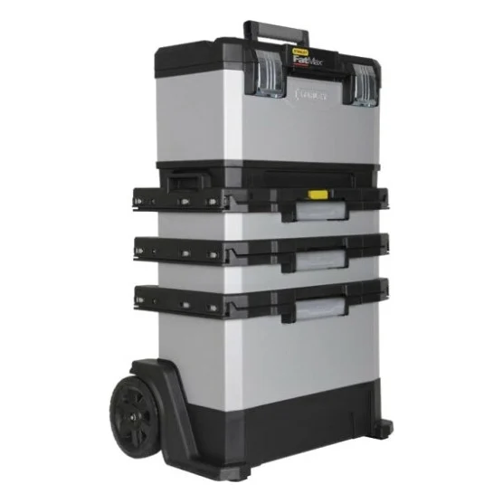 Ящик для інструментів Stanley FatMax Rolling Workshop", 568x893x389 мм, на колесах (1-95-622)
