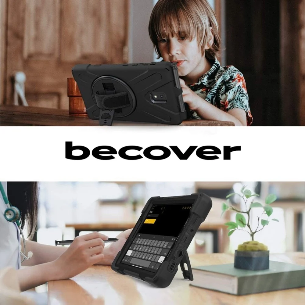 Чохол до планшета BeCover Heavy Duty Case Samsung Galaxy Tab Active 3 SM-T570/SM-T575/SM-T577 8" Black (710047) — фото 4
