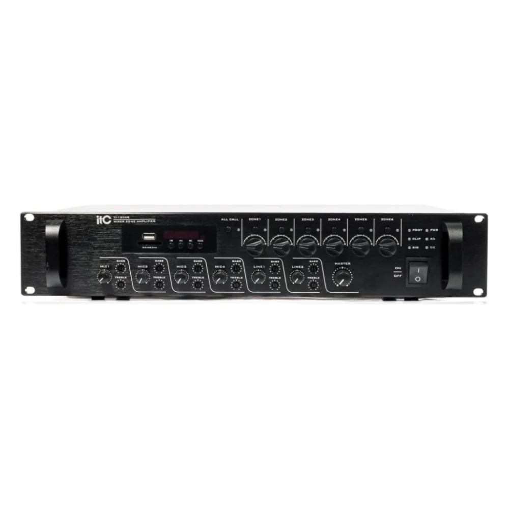 Підсилювач ITC 6 зон 120 Вт (TI-1206S)