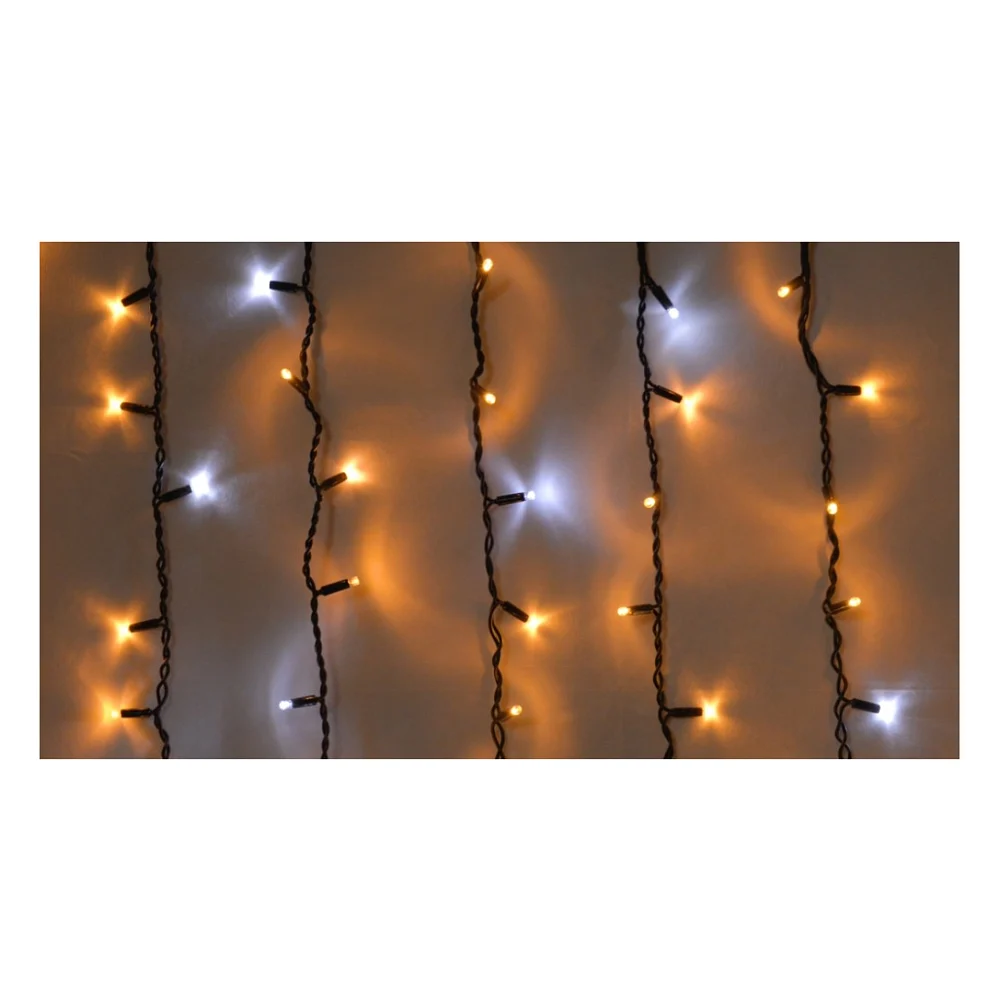 Гірлянда Delux ICICLE 108LED 2x1 м Білий flash Жовтий/Чорний IP44 (90015180) — фото 2