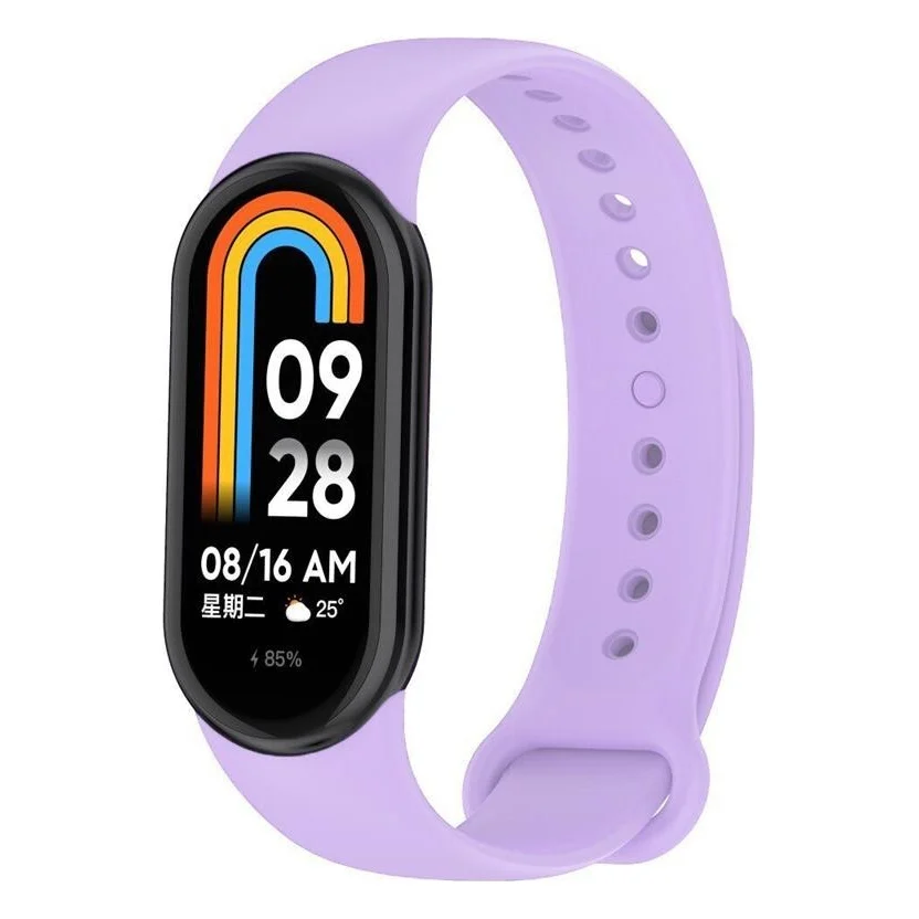 Ремінець до фітнес браслета BeCover для Xiaomi Mi Smart Band 8 Light Purple (709405)